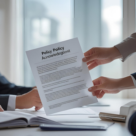 Acknowledge a Company Safety Policy