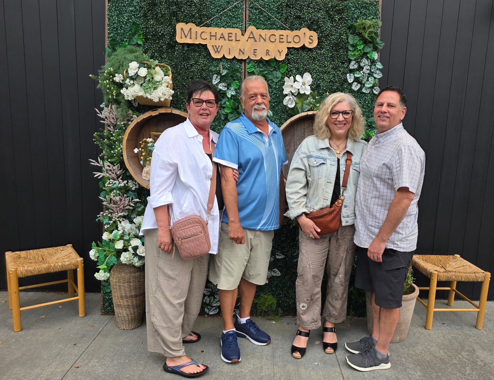 The Safety Pro Group team with contractors at Michael Angelo’s Winery